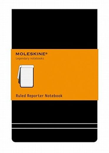 moleskine ruled reporter not (in English)