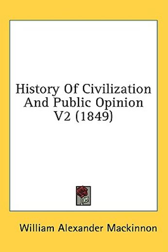 history of civilization and public opini