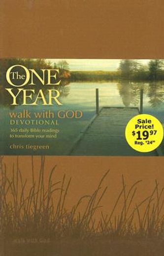 the one year walk with god devotional,365 daily bible readings to transform your mind : leatherlike edition (en Inglés)