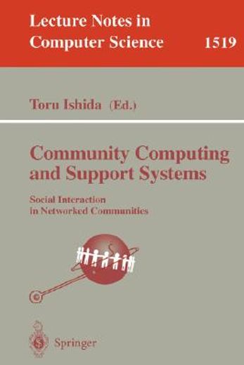 community computing and support systems (en Inglés)
