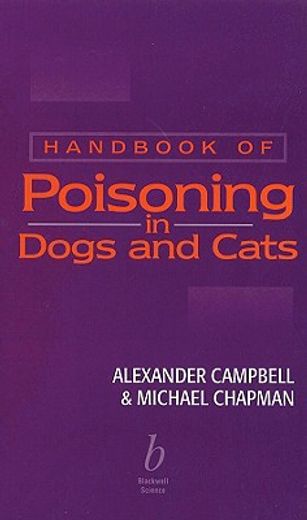 handbook of poisoning in dogs and cats