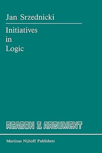 initiatives in logic (en Inglés)