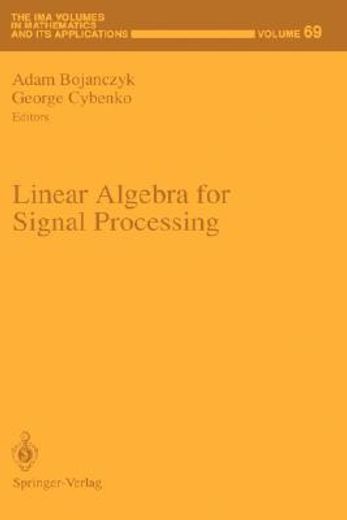 linear algebra for signal processing (en Inglés)