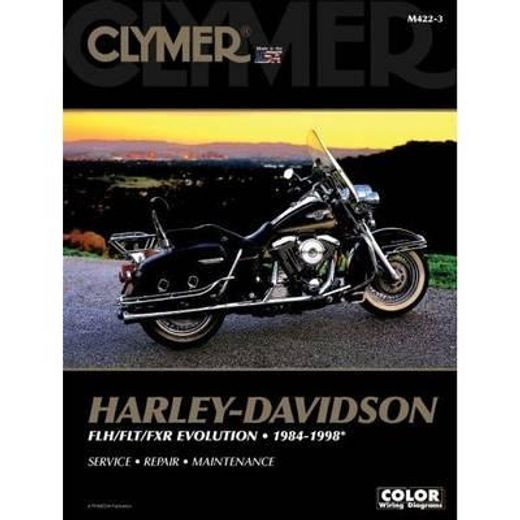 clymer harley davidson flh/flt/fxr evolution 1984-1998