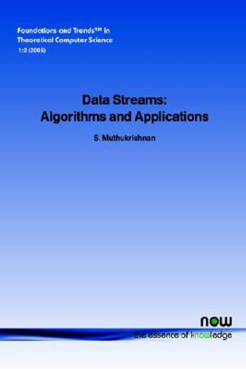 data streams,algorithms and applications