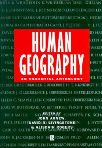 human geography,an essential anthology