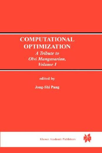 computational optimization (en Inglés)