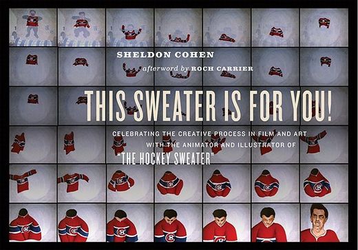this sweater is for you!,celebrating the creative process in film and art with the animator and illustrator of the hockey swe