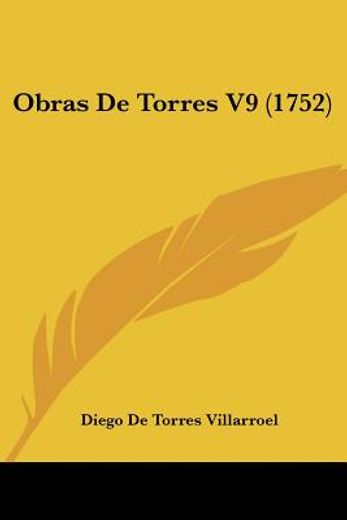 Obras de Torres v9 (1752) (in Spanish)