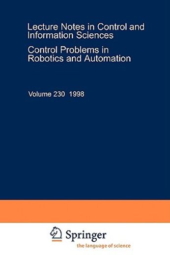 control problems in robotics and automation (en Inglés)