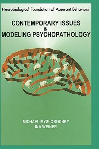contemporary issues in modeling of psychopathology (en Inglés)