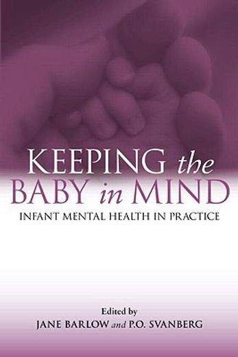 keeping the baby in mind,infant mental health in practice