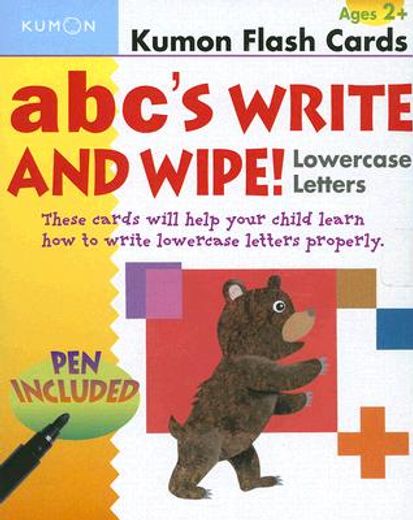 abc´s write and wipe lowercase letters