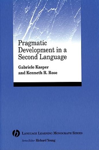 pragmatic development in a second language