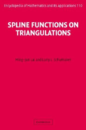 spline functions on triangulations