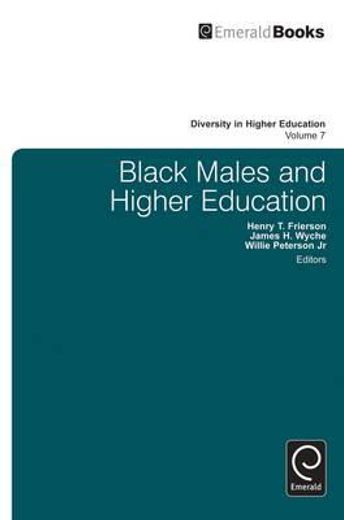 black american males in higher education,research, programs and academe