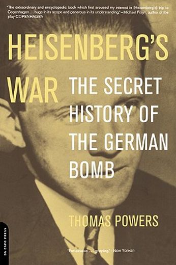 heisenberg´s war,the secret history of the german bomb (en Inglés)