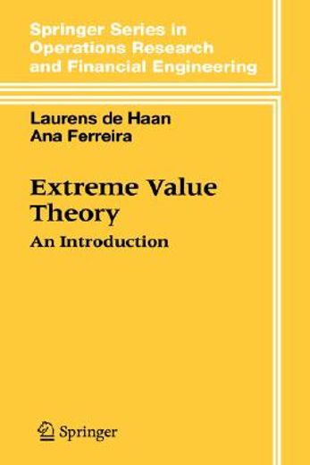 extreme value theory,an introduction