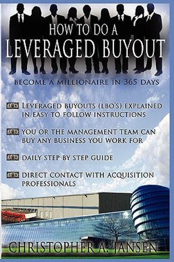 how to do a leveraged buyout (in English)