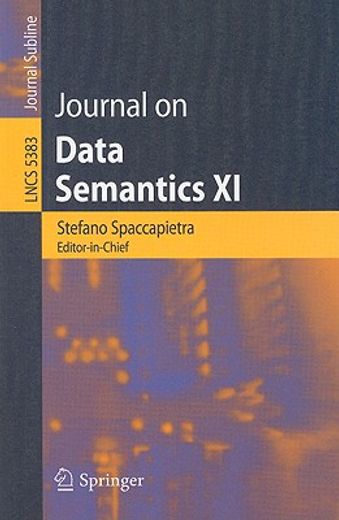 journal on data semantics xi