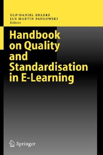handbook on quality and standardisation in e-learning (en Inglés)