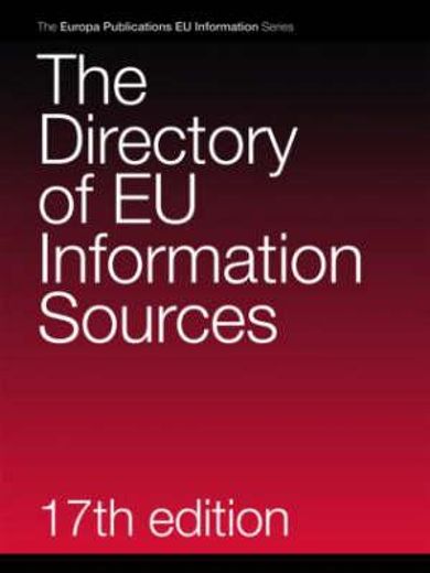 The Directory of EU Information Sources (en Inglés)