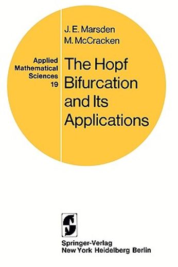 the hopf bifurcation and its applications (en Inglés)