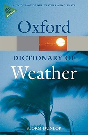 a dictionary of weather (en Inglés)