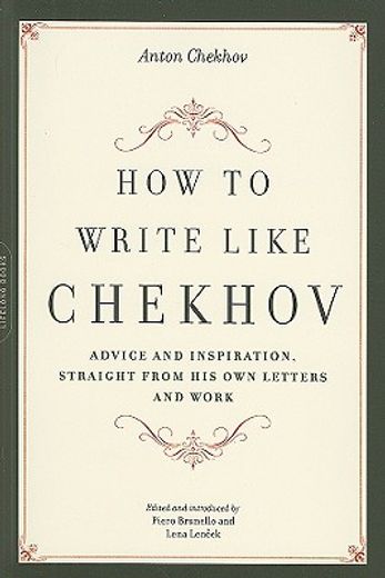 how to write like chekhov,advice and inspiration, straight from his own letters and work