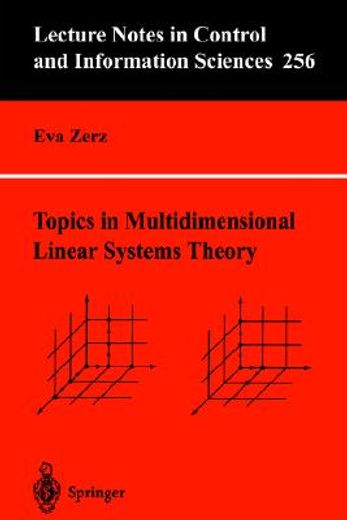 topics in multidimensional linear systems theory (en Inglés)