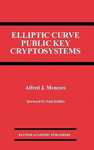 elliptic curve public key cryptosystems (en Inglés)