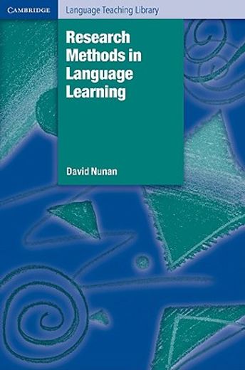 Research Methods in Language Learning Paperback (Cambridge Language Teaching Library) (en Inglés)