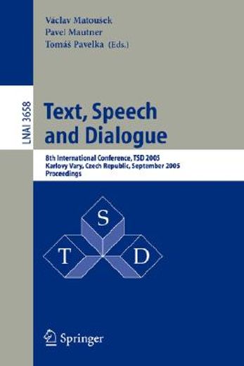 text, speech and dialogue (en Inglés)