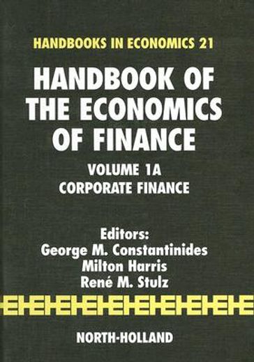 handbook of the economics of finance,corporate finance