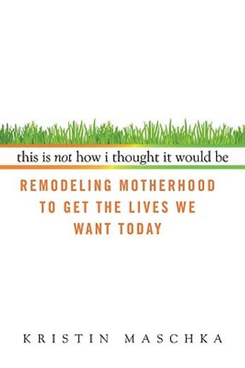 this is not how i thought it would be,remodeling motherhood to get the lives we want today