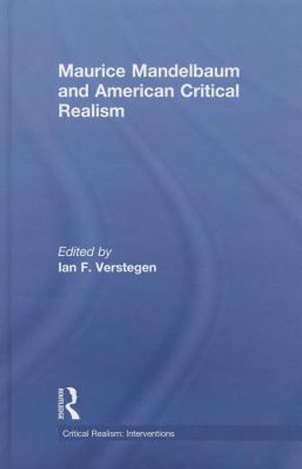 maurice mandelbaum and american critical realism