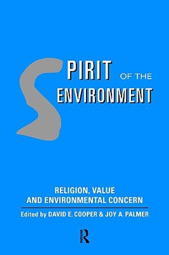 spirit of the environment,religion, value and environmental concern