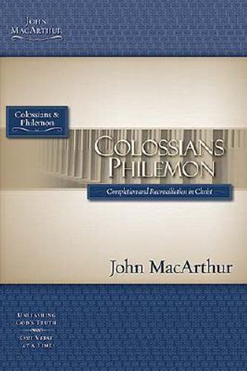 colossians philemon,completion and reconciliation in christ