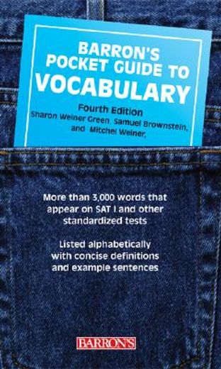 barron´s pocket guide to vocabulary