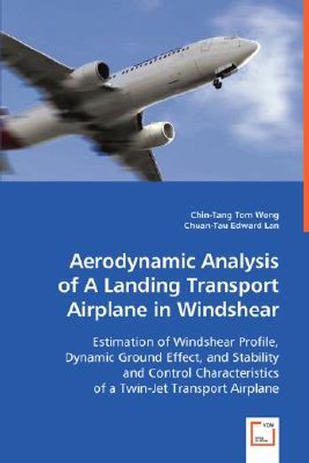 aerodynamic analysis of a landing transport airplane in windshear