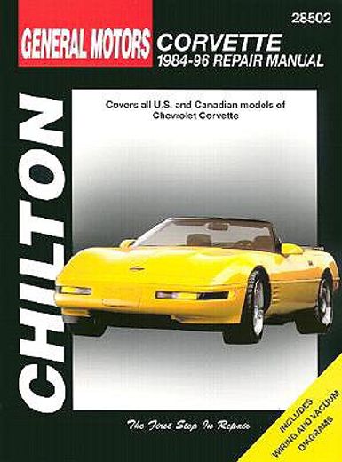 chilton´s general motors corvette 1984-96 repair manual