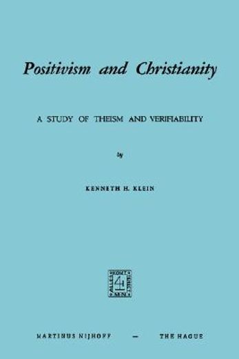 positivism and christianity (en Inglés)