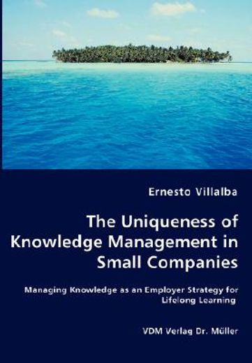 the uniqueness of knowledge management in small companies,managing knowledge as an employer strategy for lifelong learning