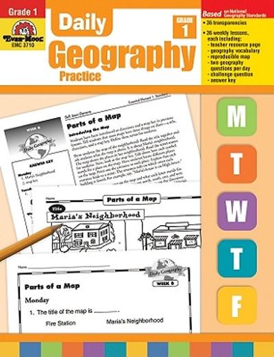 daily geography practice - grade 1
