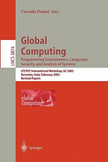 global computing. programming environments, languages, security, and analysis of systems (en Inglés)
