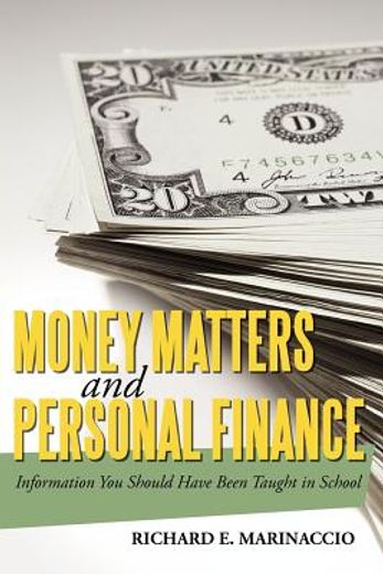 money matters and personal finance (en Inglés)