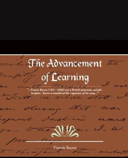 the advancement of learning