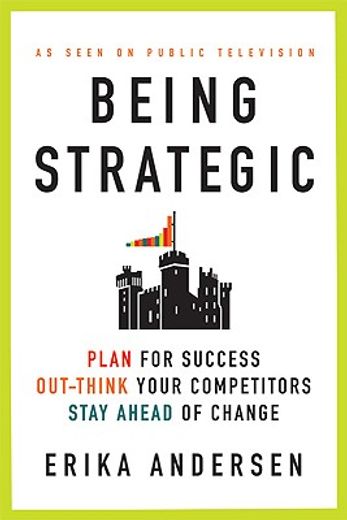 being strategic,plan for success; out-think your competitors; stay ahead of change