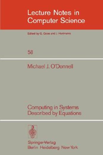 computing in systems described by equations