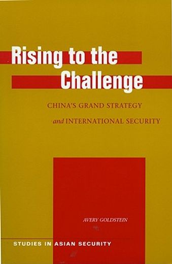 rising to the challenge,china´s grand strategy and international security (in English)